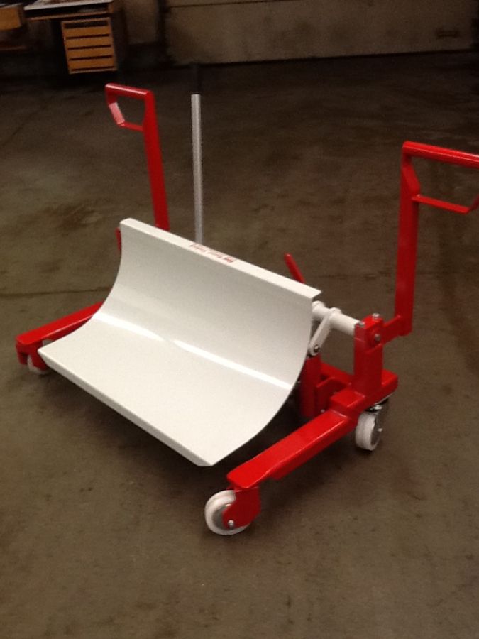 Modell 05 Kettbaumhubwagen und Transportwagen Kohl Textilmaschinen